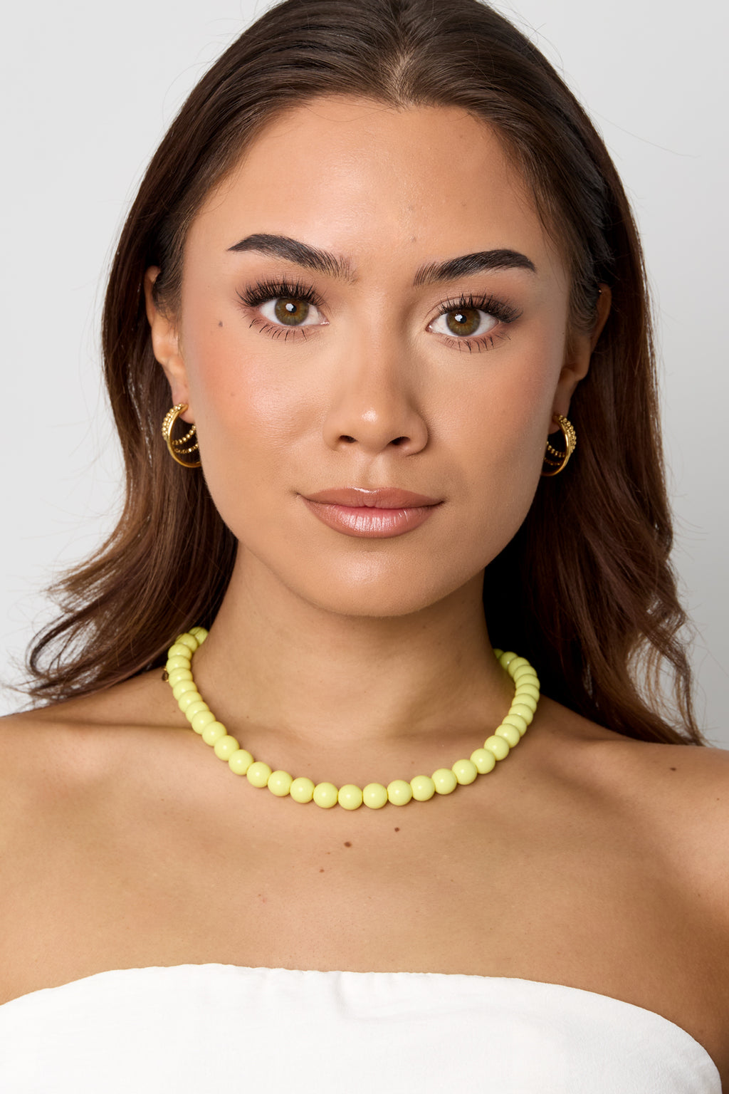 Medium Bead Necklace Eloise Closet Jewelry - 10mm
