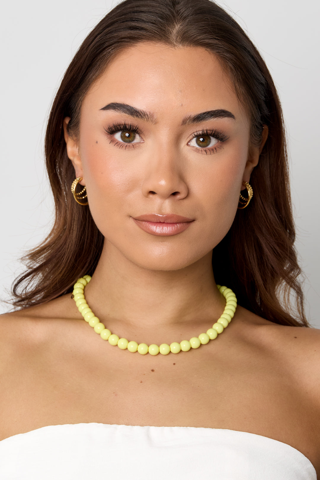Medium Bead Necklace Eloise Closet Jewelry - 10mm