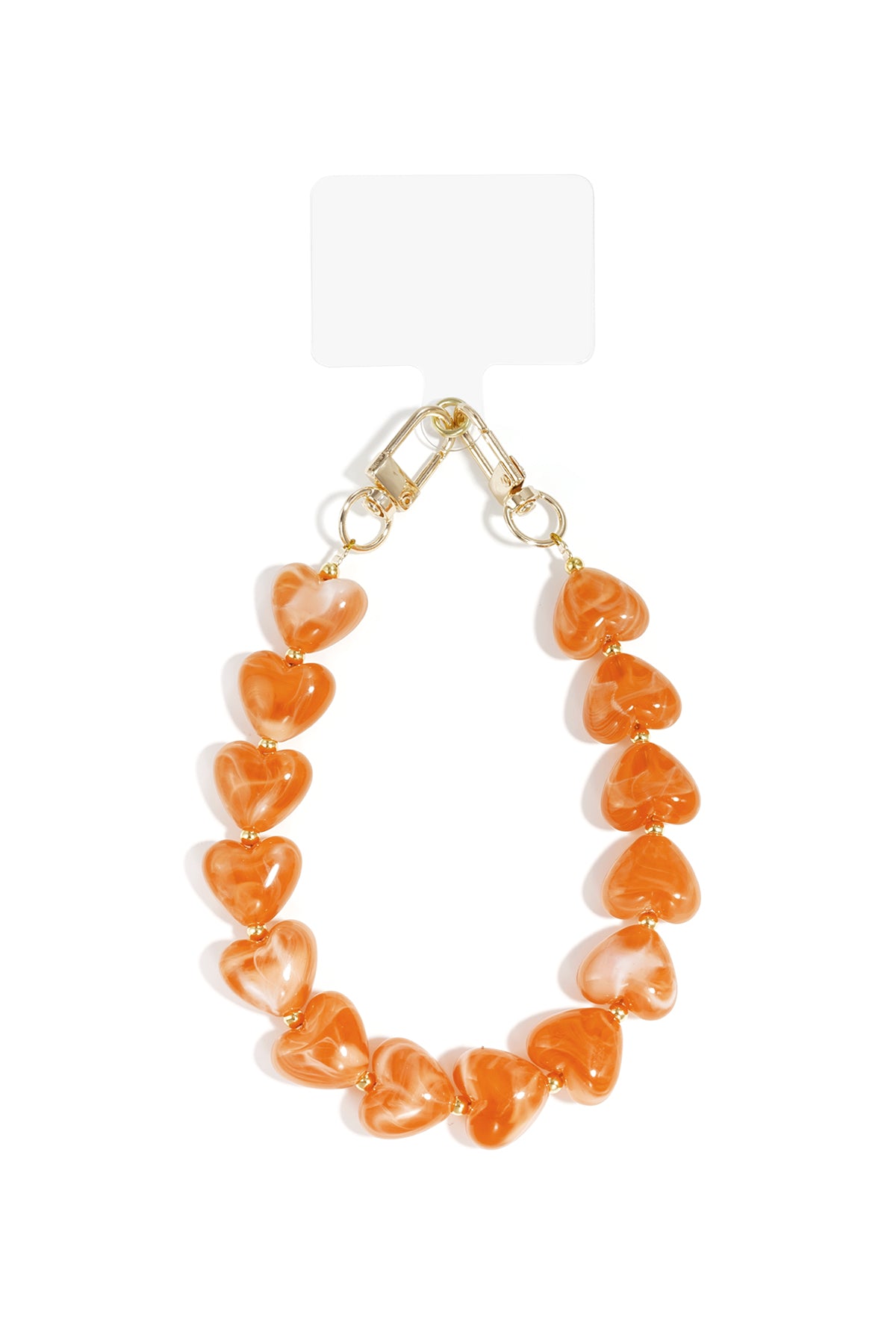 Beaded Heart Phone Cord Eloise Closet Jewelry