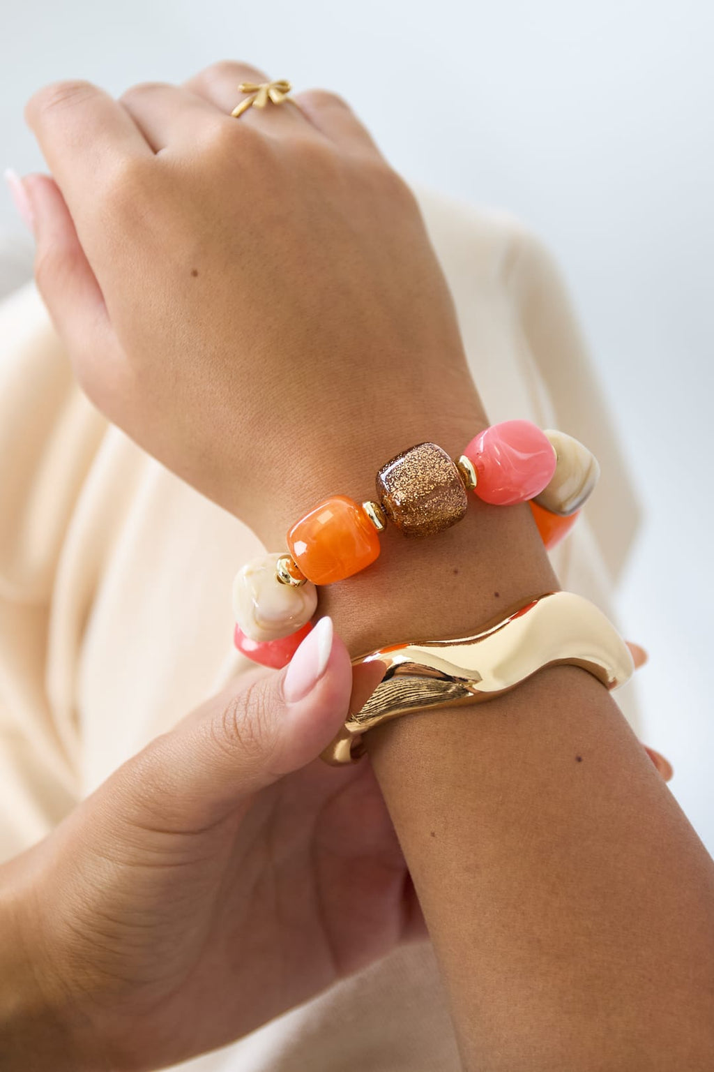 Sunshine Spark Bead Bracelet Eloise Closet Jewelry