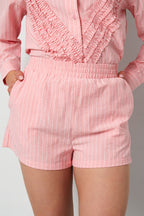 Striped Cotton Summer Shorts Eloise Closet