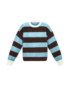 The hairy striped sweater