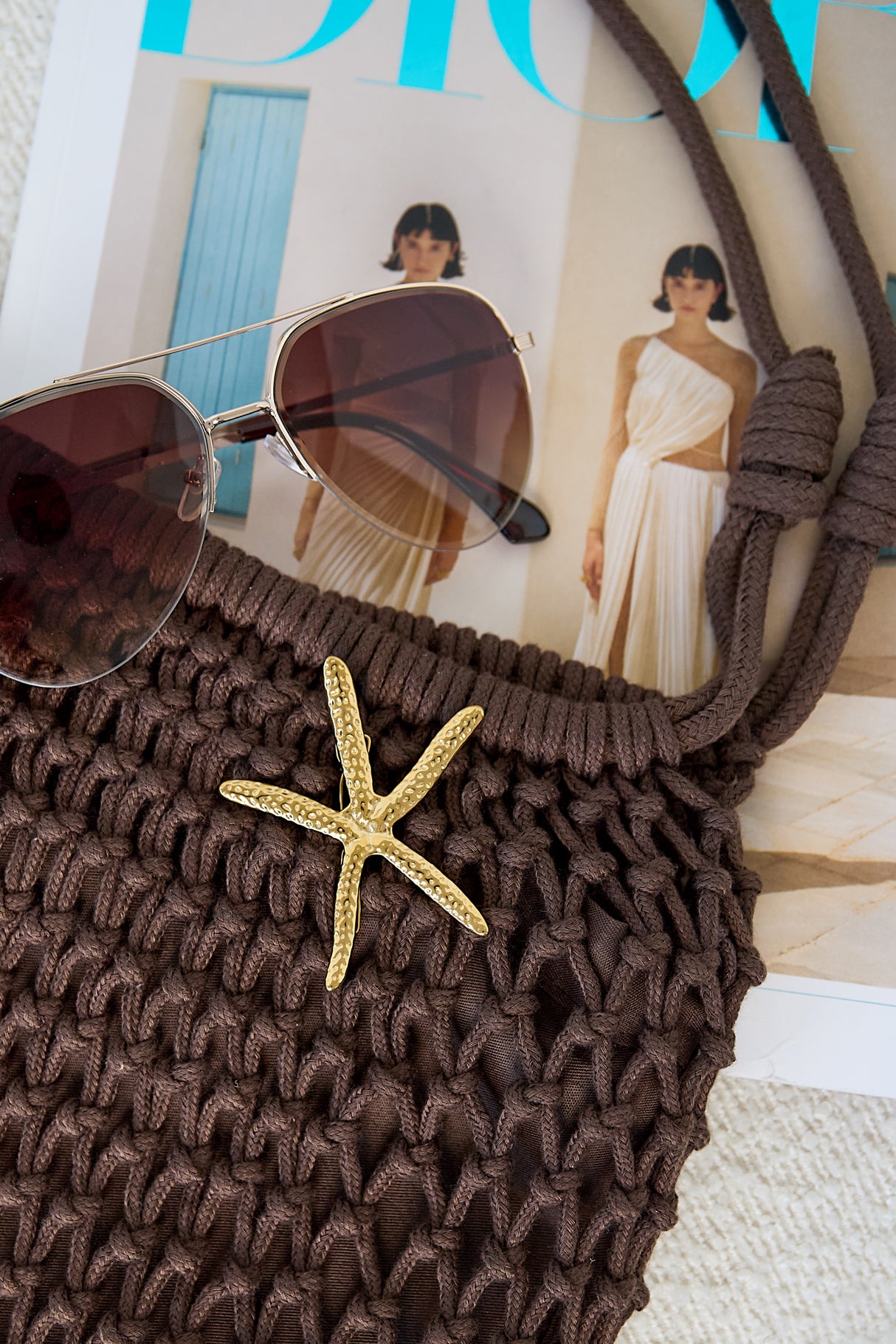 Starfish Brooch Hairpin Jewelry Eloise Closet