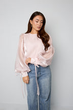 Shimmer Pearl Blouse Eloise Closet