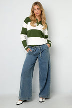 Eloise Closet Woven Cotton Wide Leg Denim – Sporty, Chic, Essential