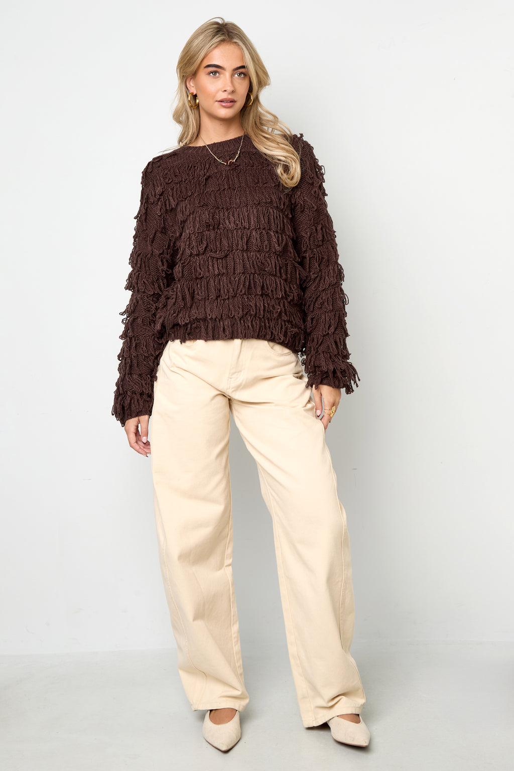 Sheer Mesh Longsleeve Top