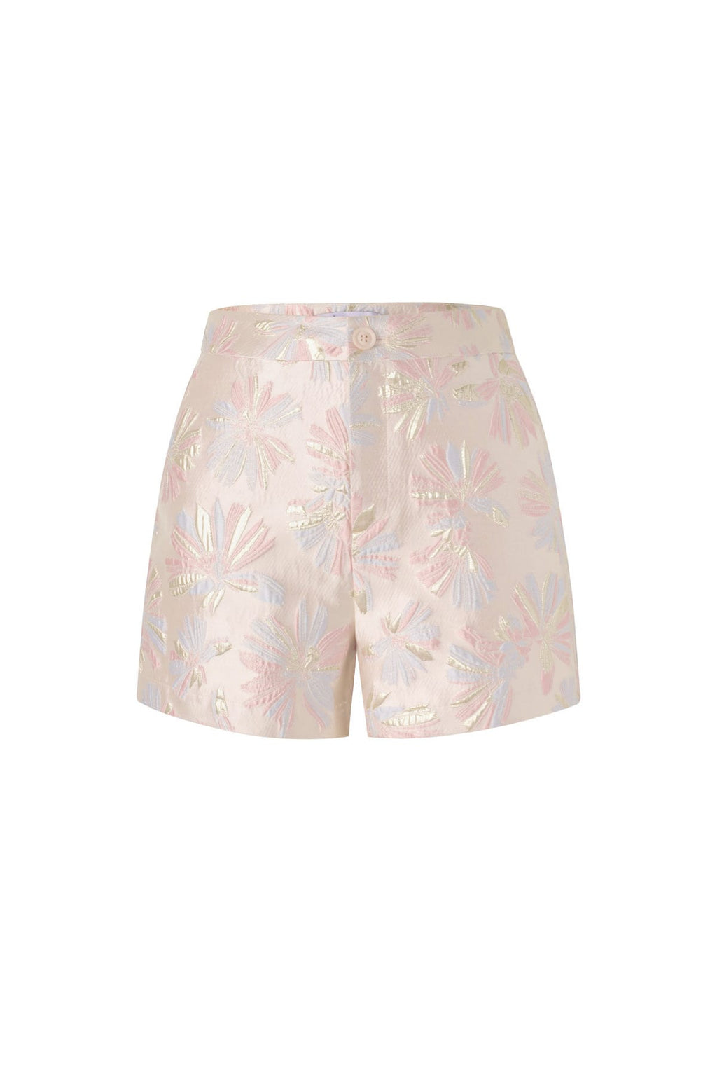 Eloise Closet Elegant Floral Shorts Woven Polyester