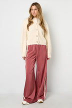 Elosie loset Knit Cardigan Casual Solid Color