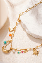 love you to the moon and back necklace