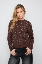 The Studded Sweater With Buttons