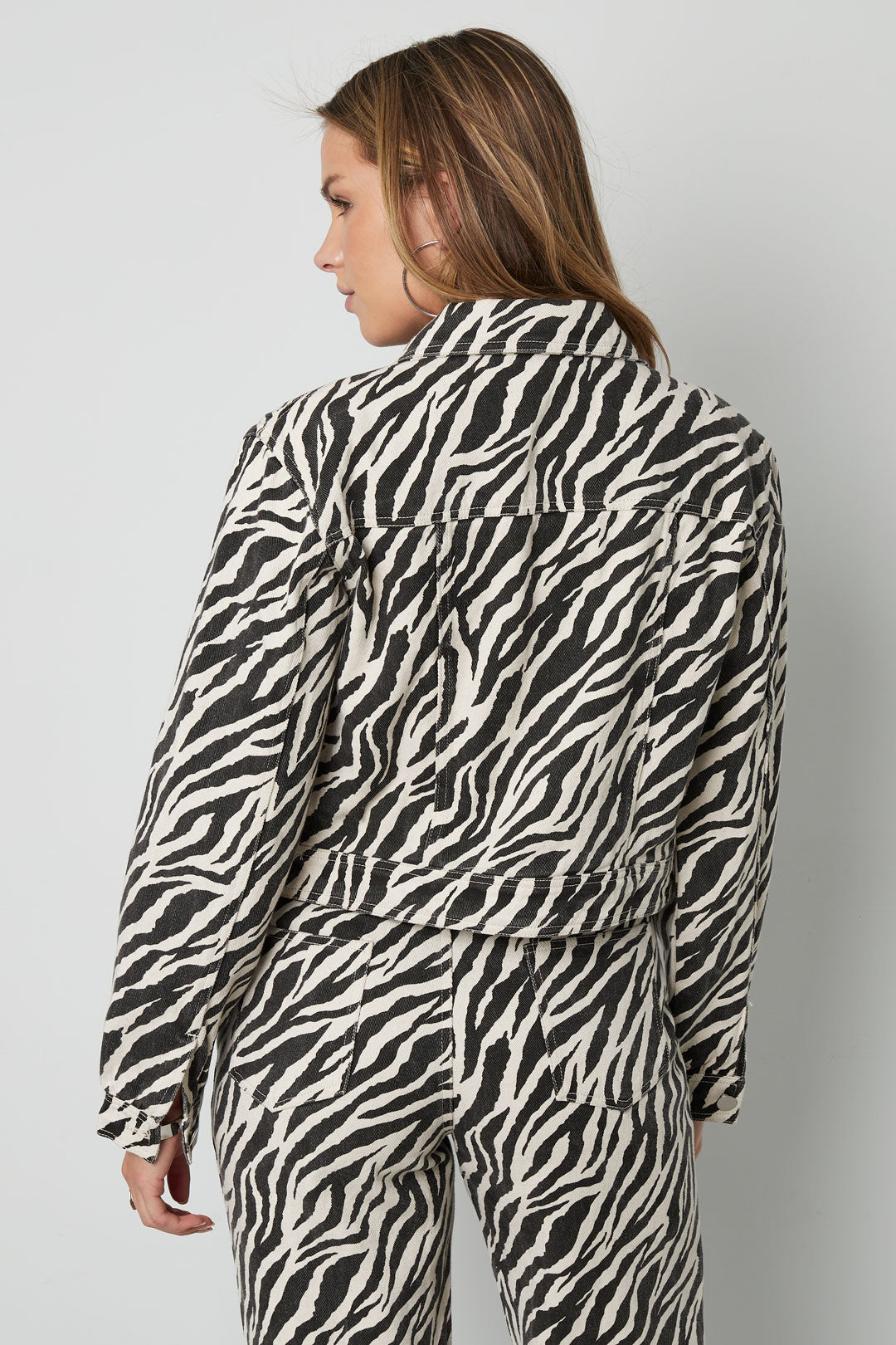 Savanna Chic Cropped Cotton Jacket Eloise Closet