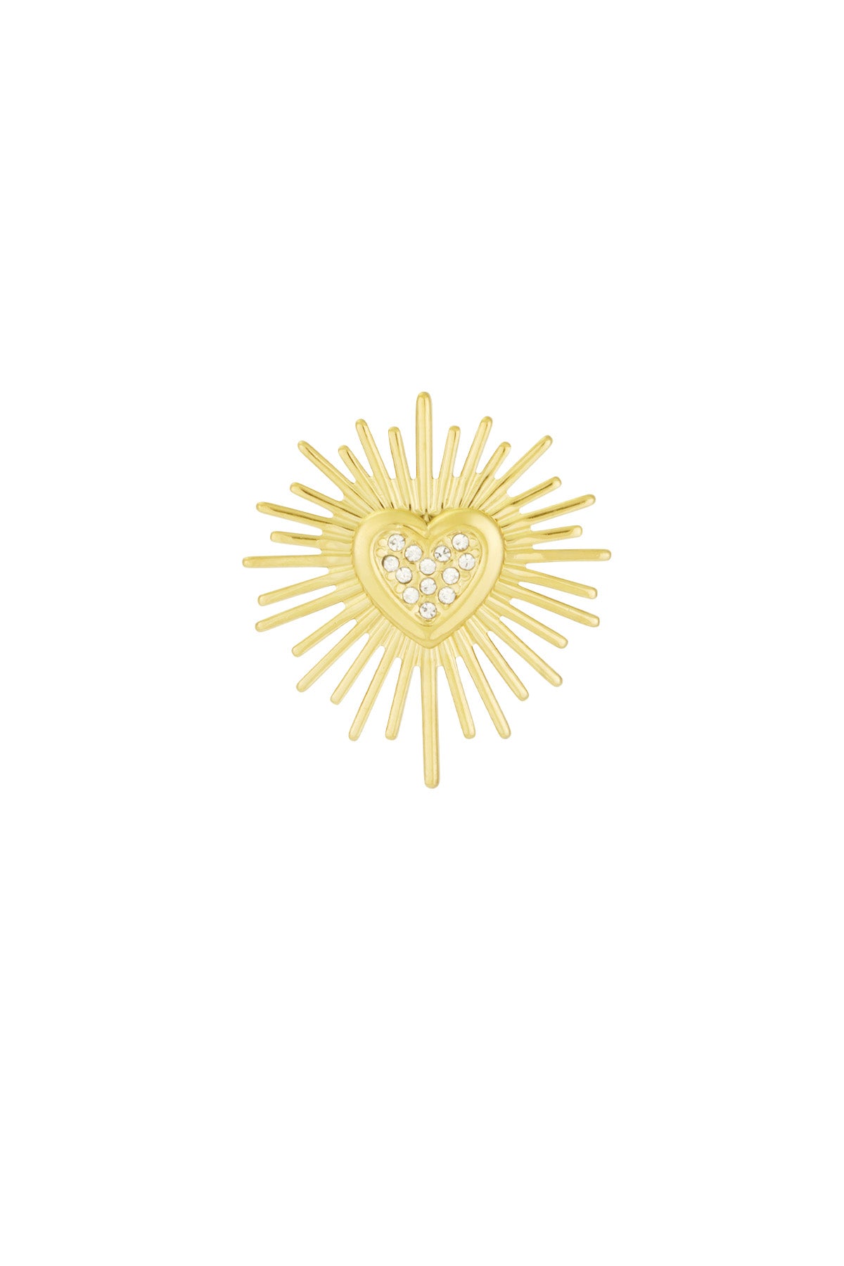 Sparkling Heart Brooch Eloise Closet Jewelry