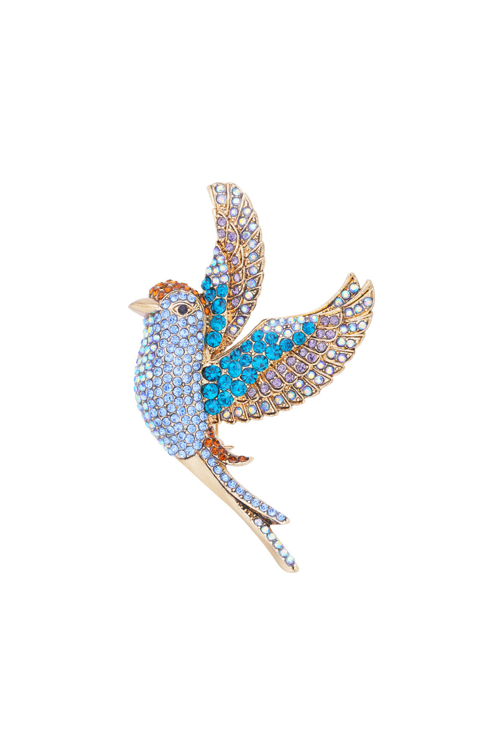 Colorful Wings Brooch Eloise Closet Jewelry