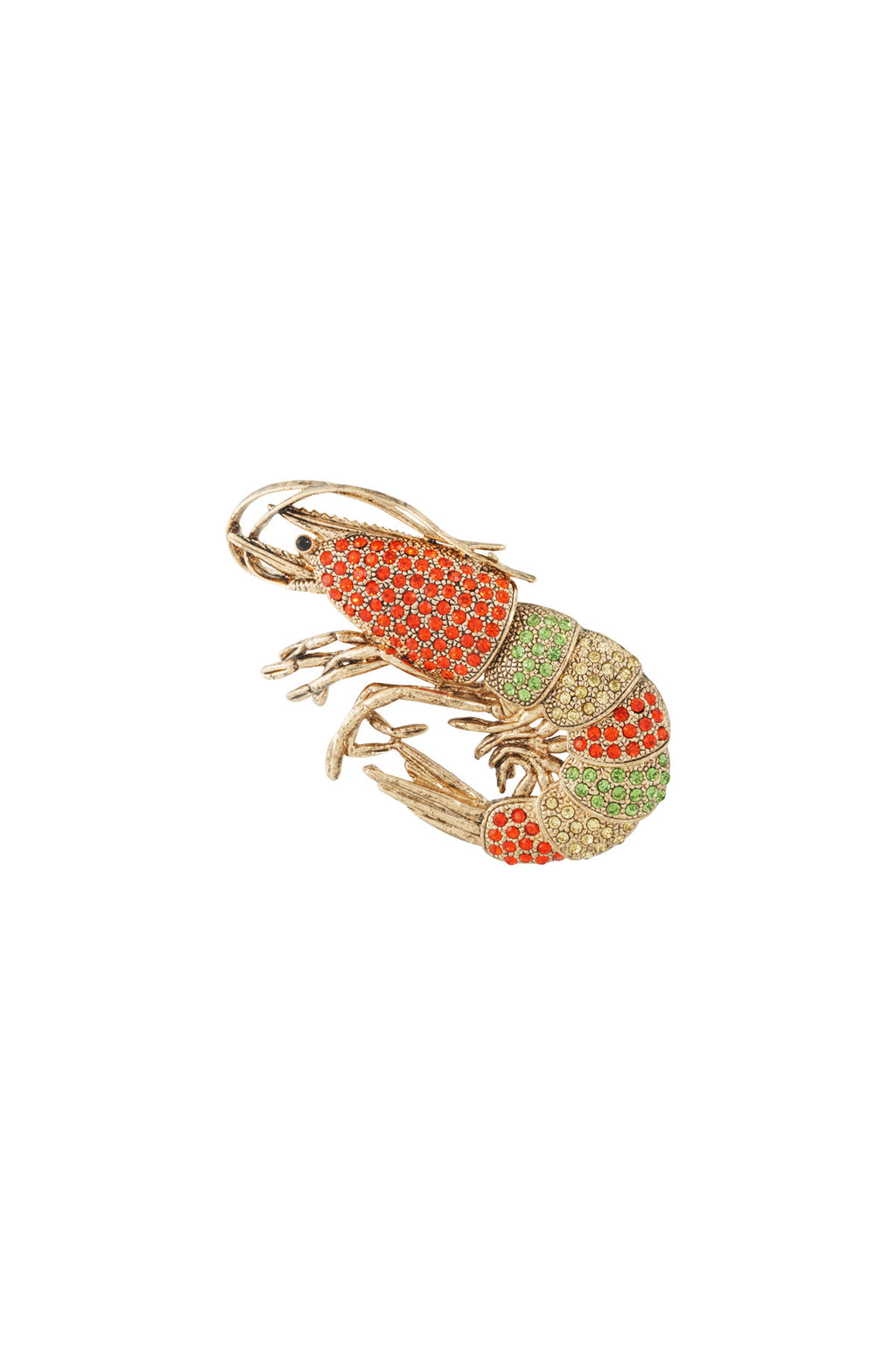 Shrimp Brooch Multi Eloise Closet Jewelry