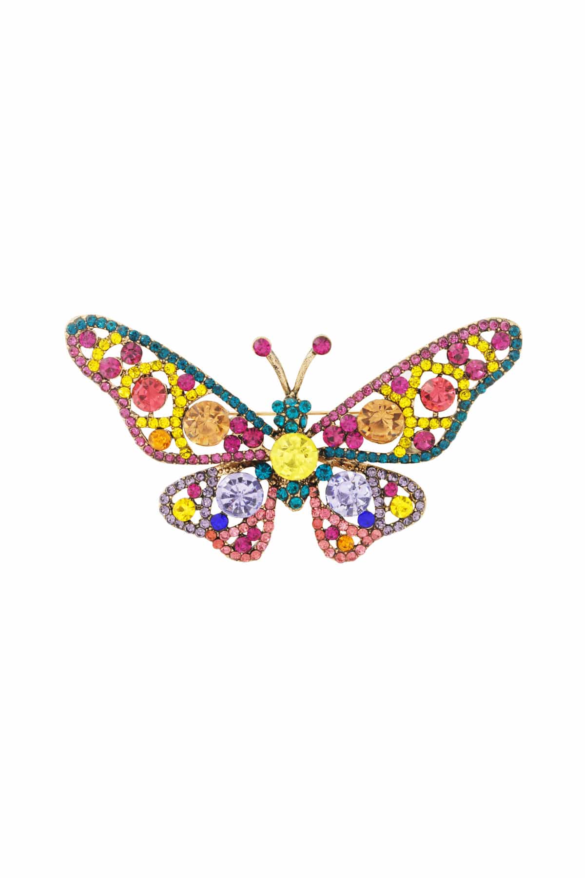 Butterfly Brooch Multi Eloise Closet Jewelry