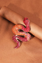 Snake Brooch Pink & Purple Eloise Closet Jewelry