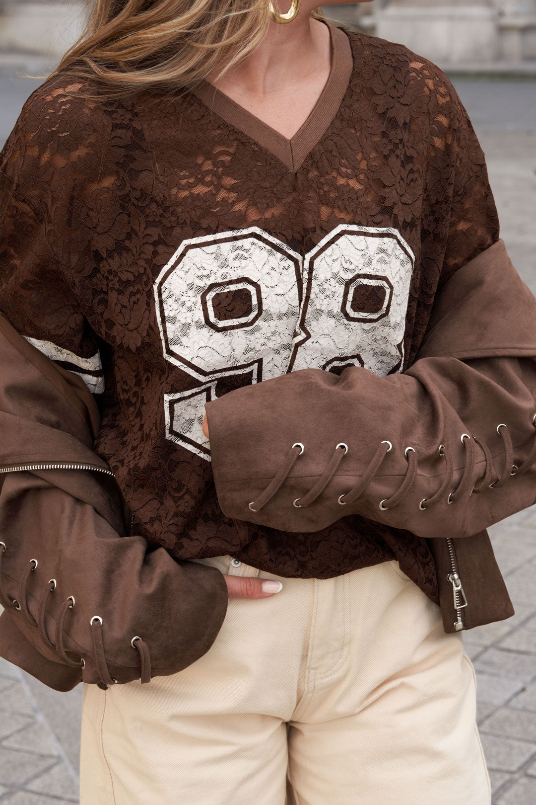 Eloise Closet Sporty Color Clash T-Shirt