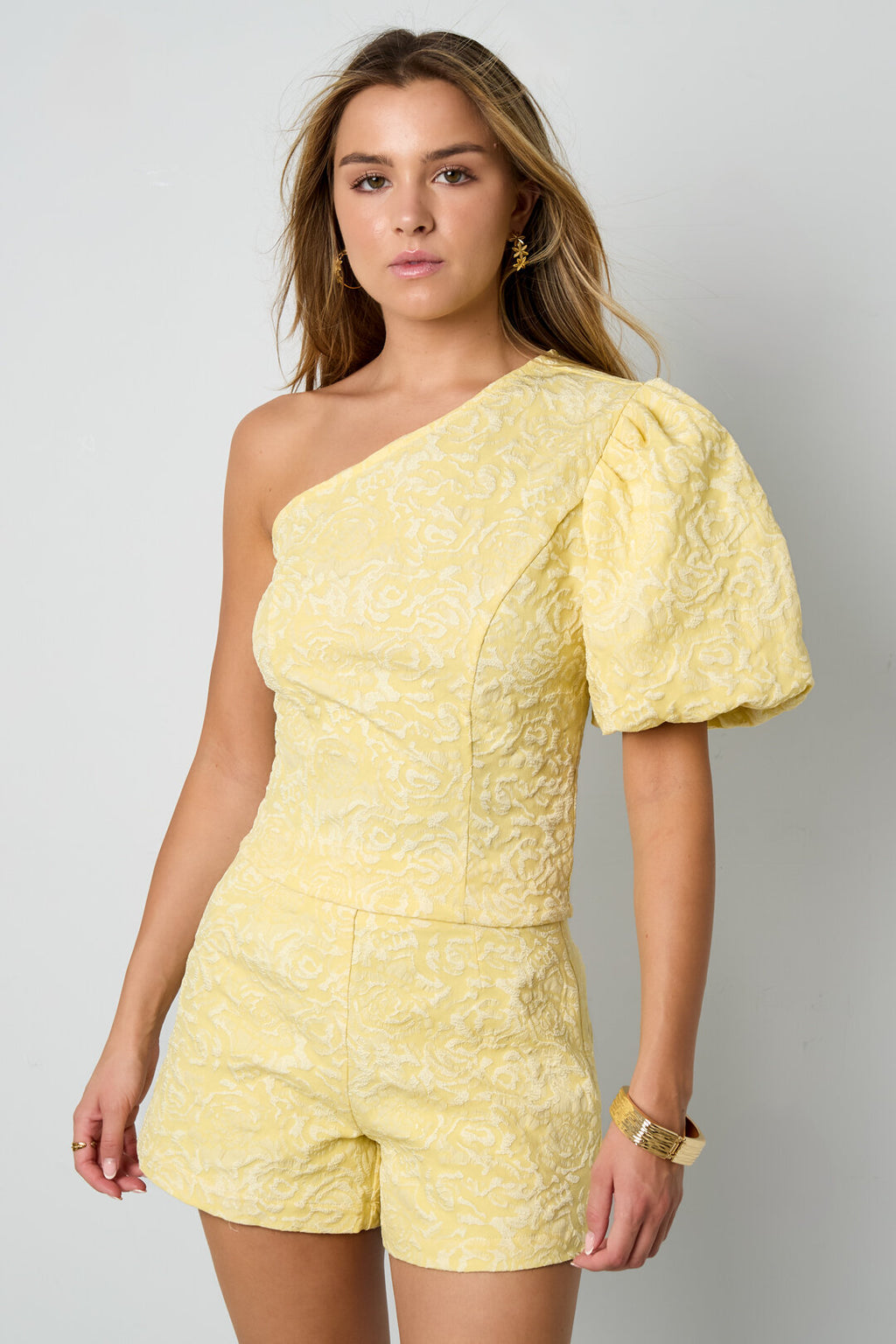 Floral Summer One-Shoulder Top Eloise Closet