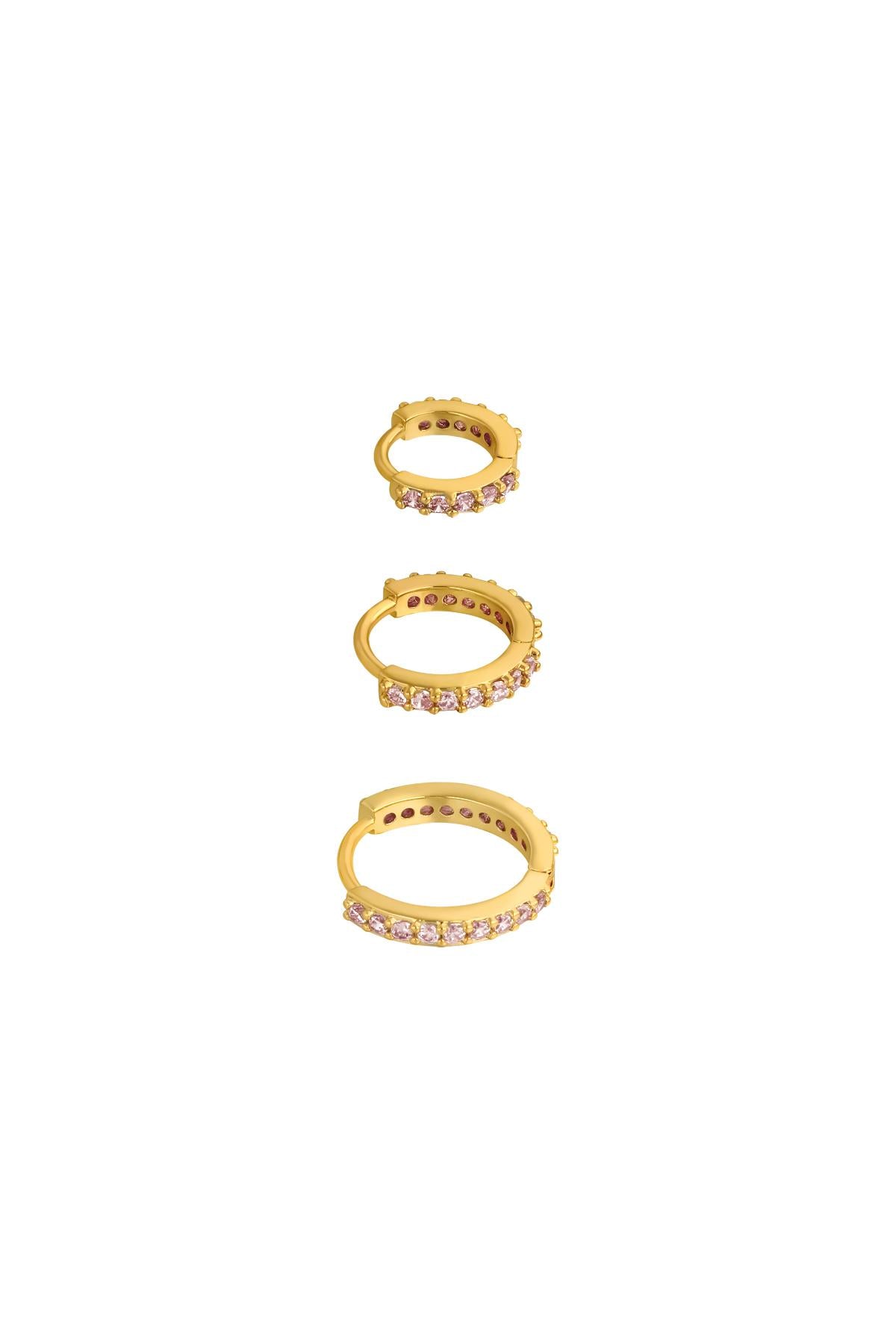 Golden Circle Earring Set Copper Eloise Closet Jewelry