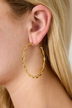 Twisted Glow Hoops Eloise Closet Jewelry