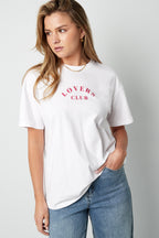 Lovers Club Cotton T-Shirt Eloise Closet