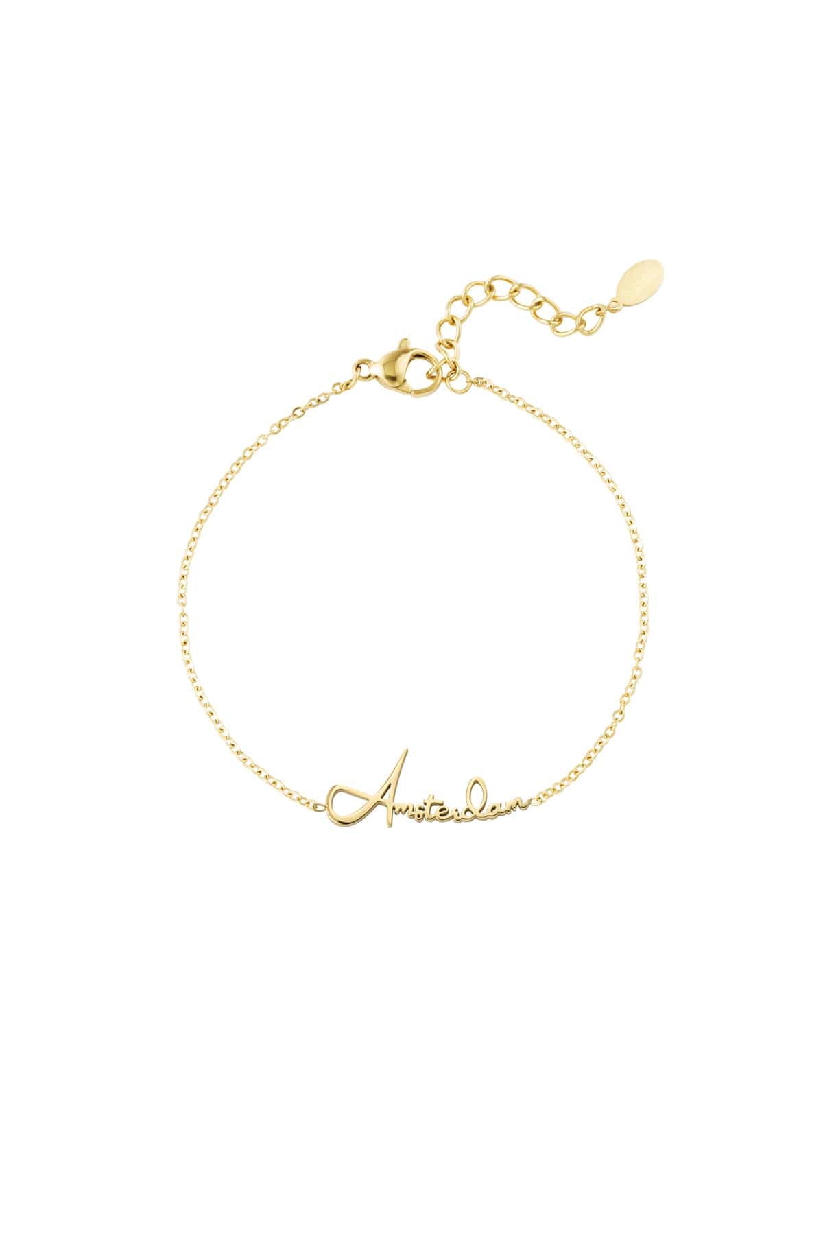 xxx Amsterdam City Letter Bracelet Eloise Closet