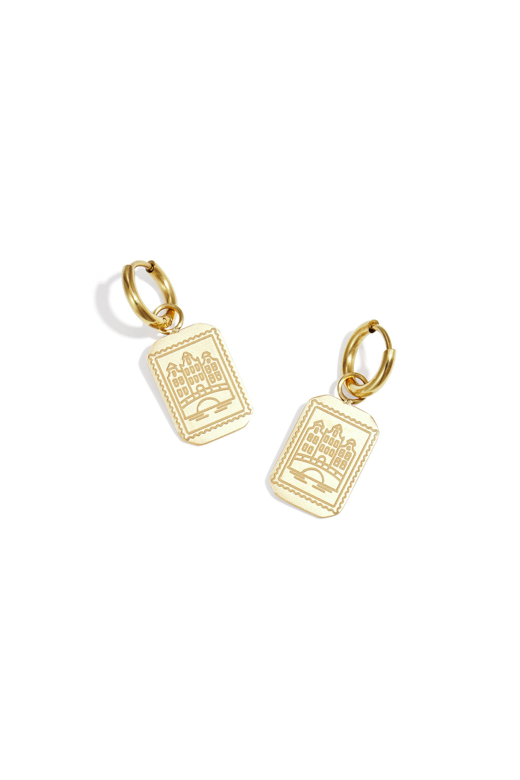 xxx Amsterdam Canal House Earrings  Stainless Eloise Closet