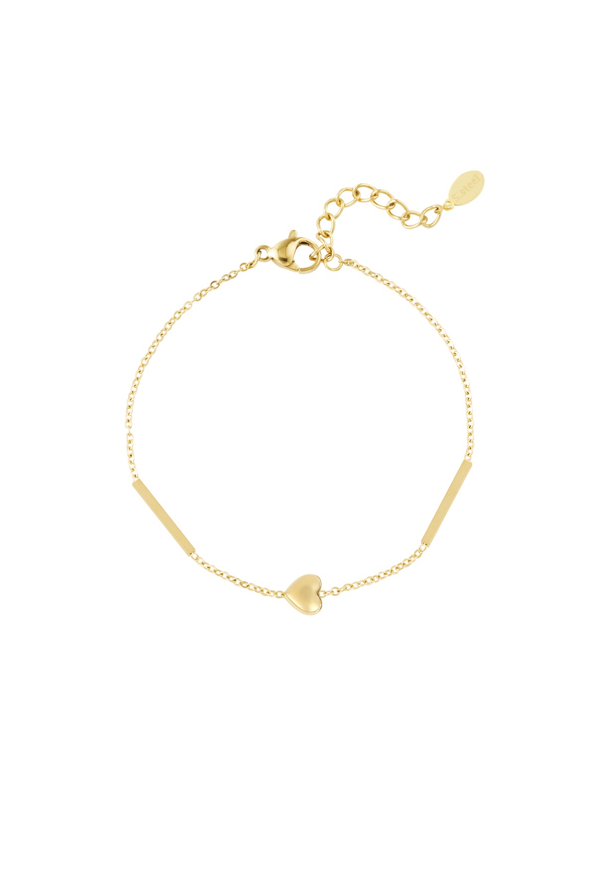 Minimal Heart Bracelet