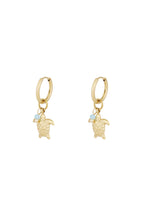 Turtle Charm Earrings Stainless Steel Eloise Closet
