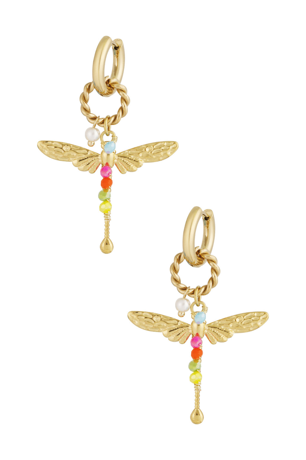 Dragonfly Glow Earrings Eloise Closet