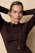 Long Heart Necklace Eloise Closet Jewelry