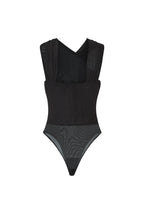 Spandex Shapewear Bodysuit One-Shoulder Design Contouring Fit