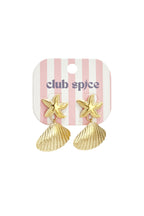 Starfish Shell Earrings Eloise Closet