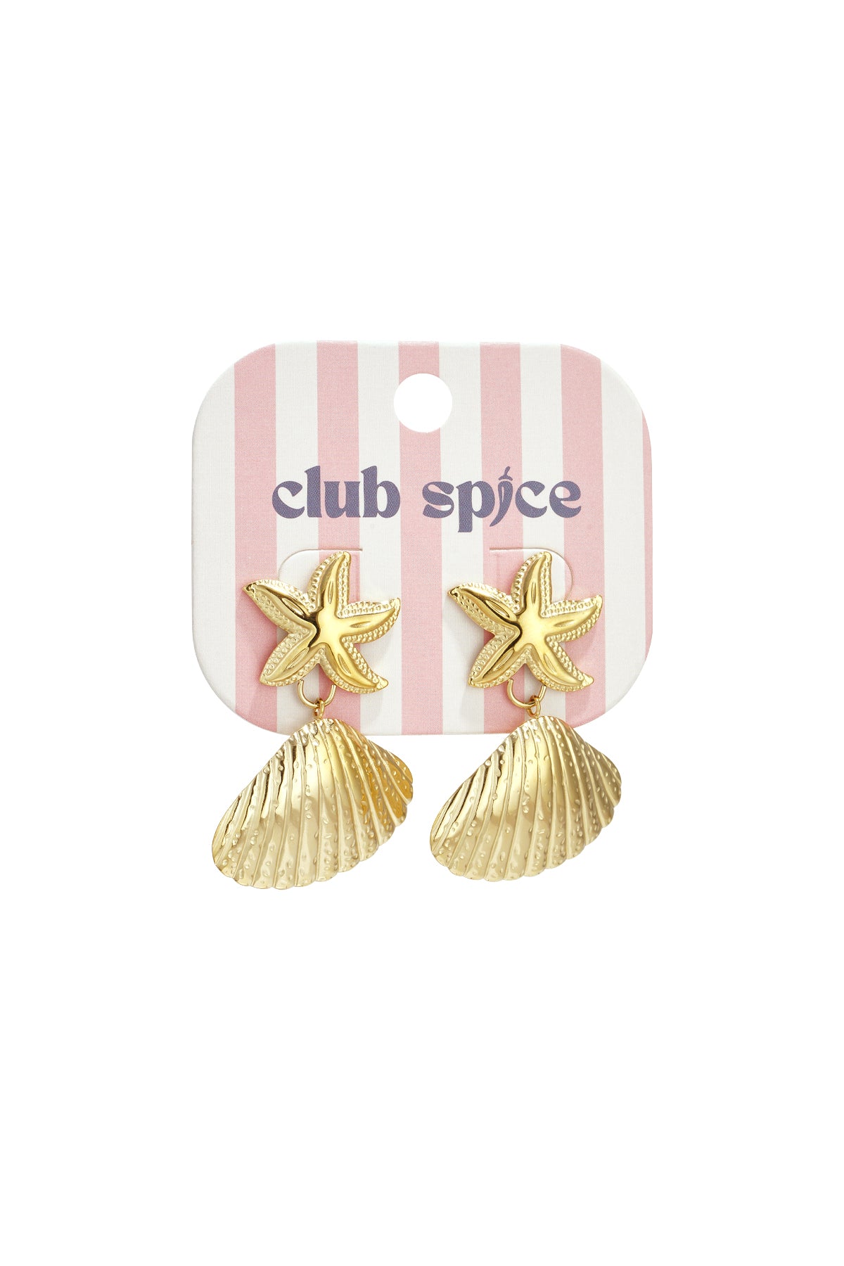 Starfish Shell Earrings Eloise Closet