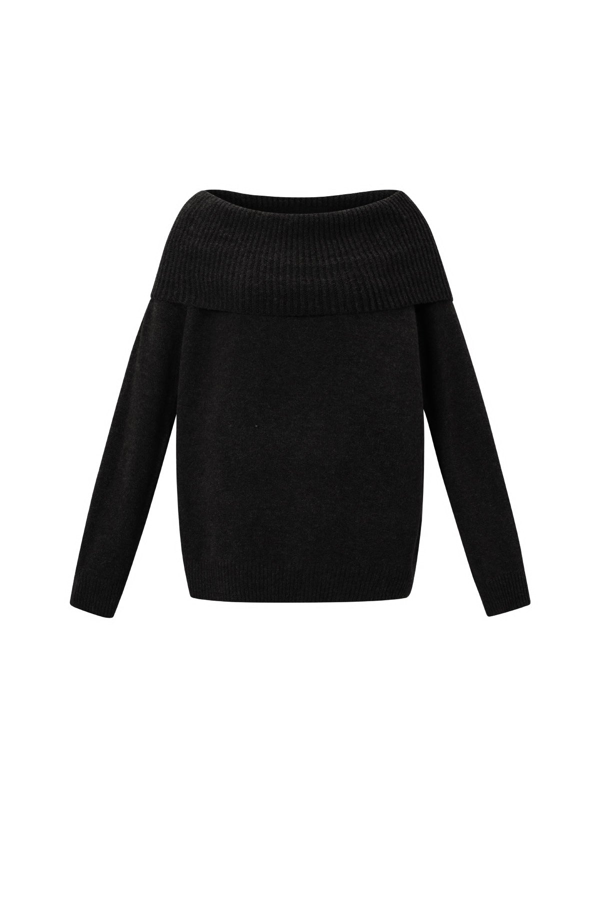Elegant Off-Shoulder Knit Sweater Eloise Closet
