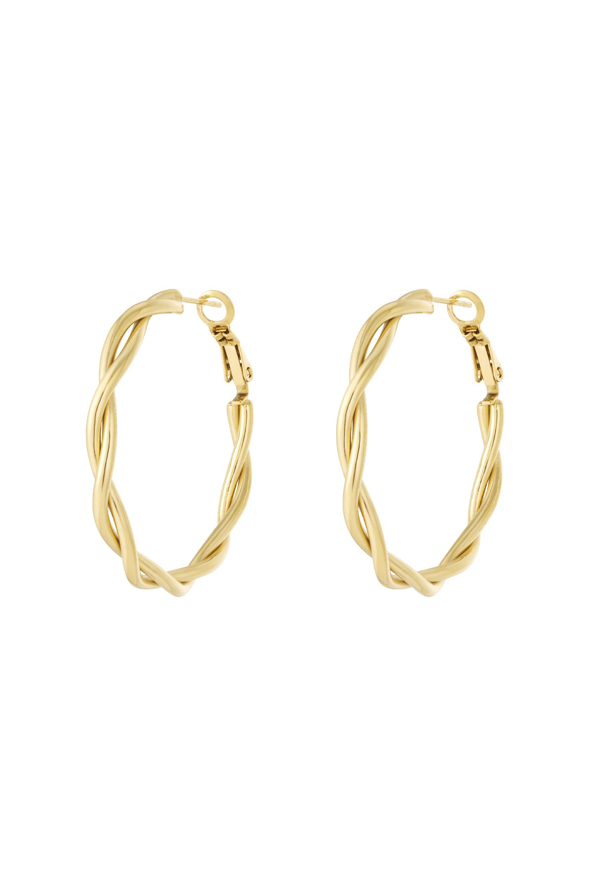 Twisted Glow Hoops Eloise Closet Jewelry