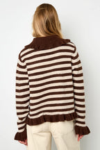 Eloise Closet Striped Knit Cardigan