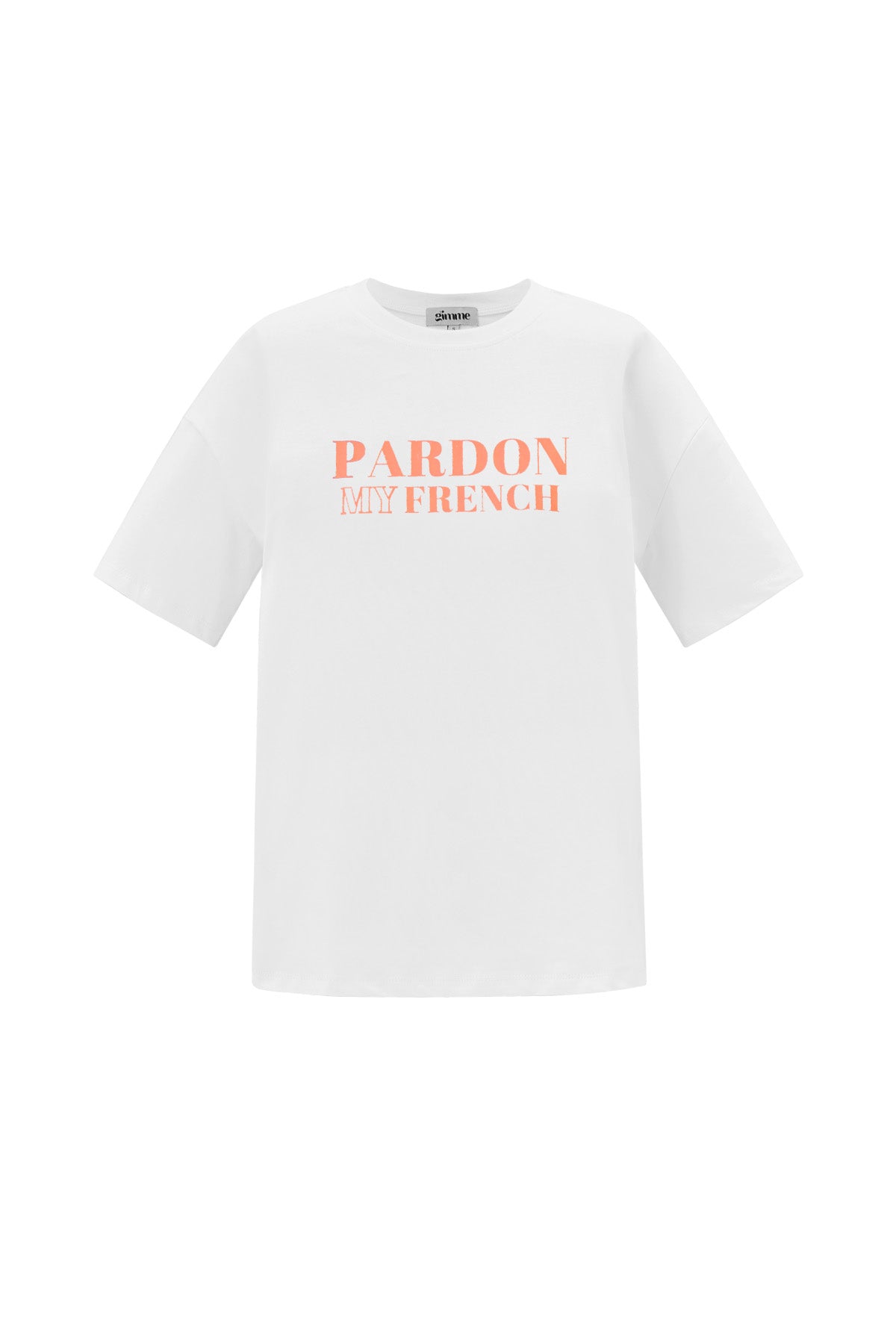 Letter Statement  Cotton T-Shirt Eloise Closet