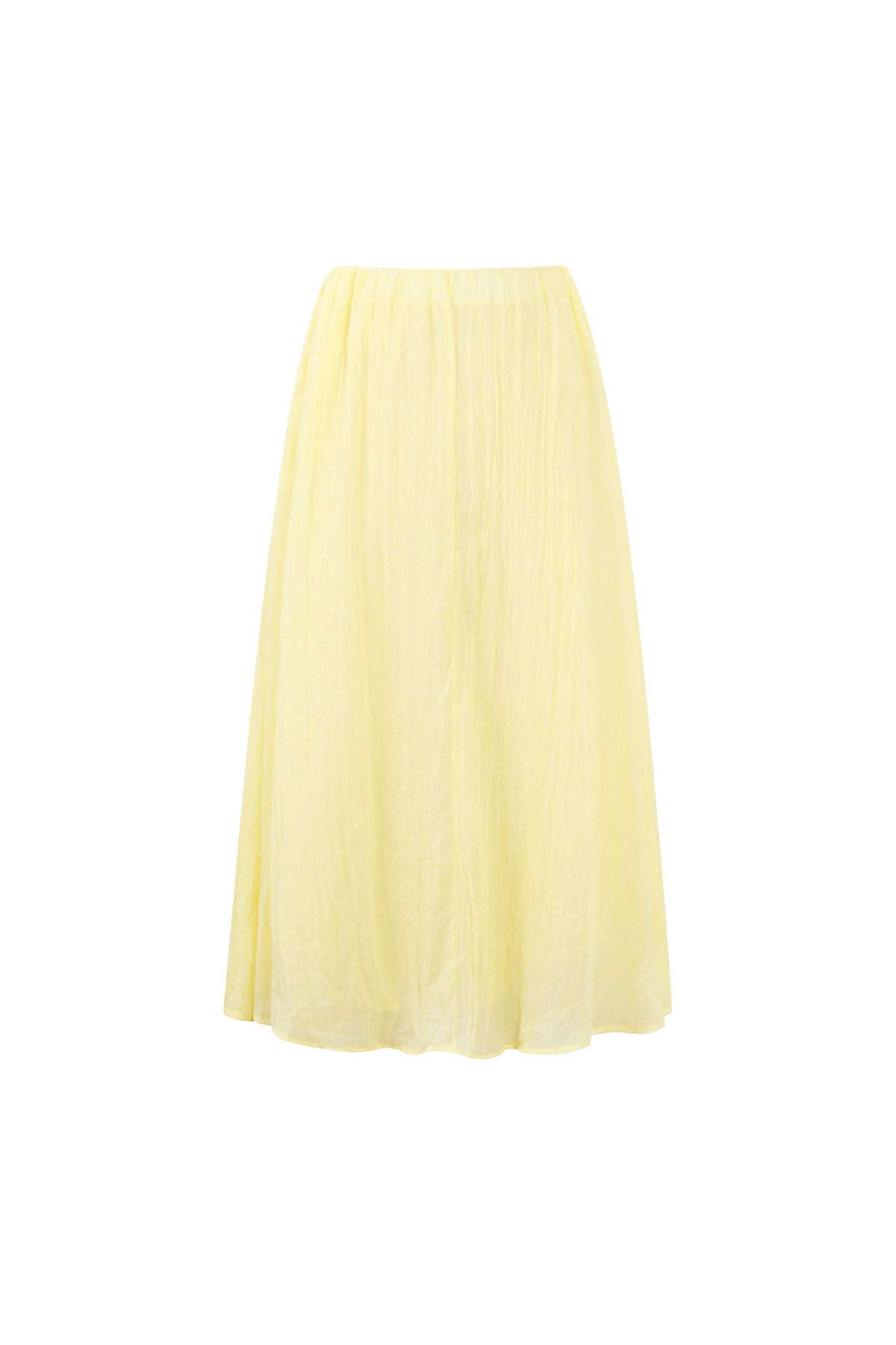 Woven Polyester Fiber Women's Maxi Skirt Casual Solid Color