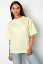 Back Letter Cotton T-Shirt Eloise Closet
