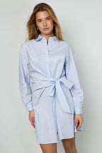 Eloise Closet Knotted Blouse Dress