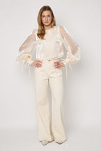 Shimmer Pearl Blouse Eloise Closet