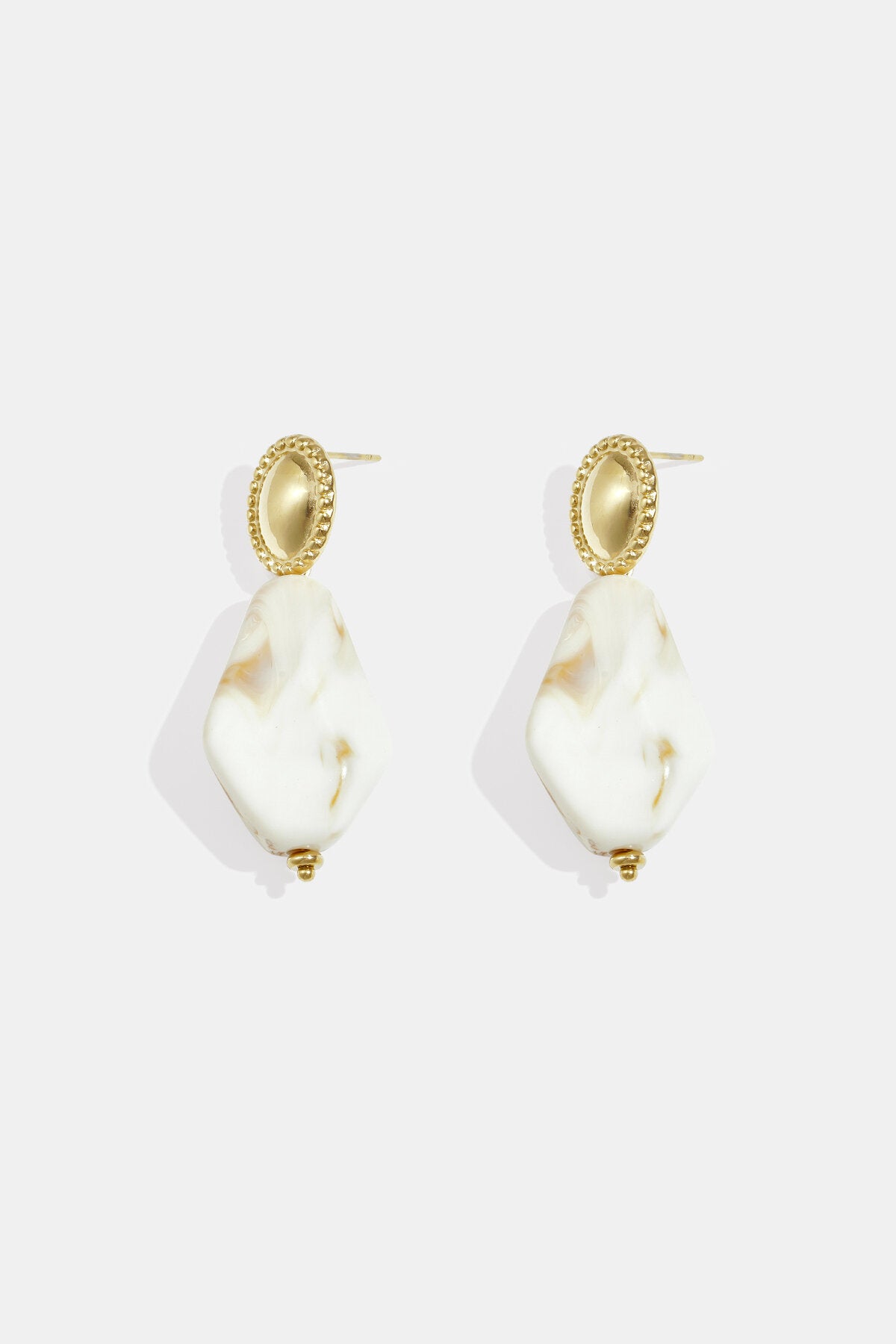 Natural Stone Look Earrings Eloise Closet Jewelry