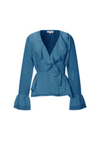 Ruffle Me Long Sleeve Top Women – Elegant Eloise Closet
