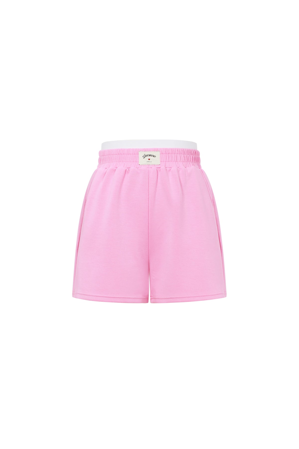 Eloise Closet Sporty Color Knit Casual Shorts Polyester Fiber