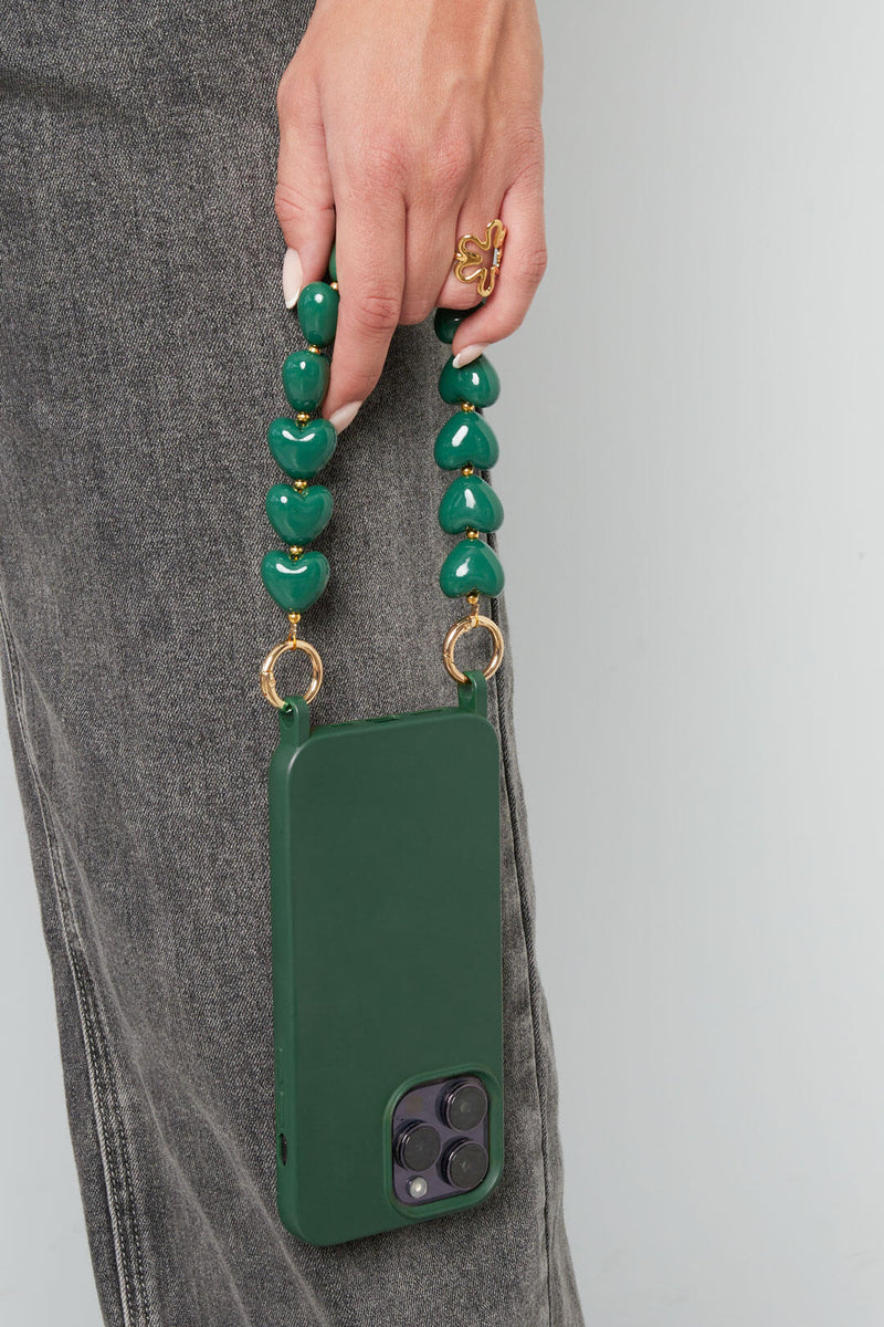 Summer Classy Heart Phone Chain Eloise Closet Jewelry