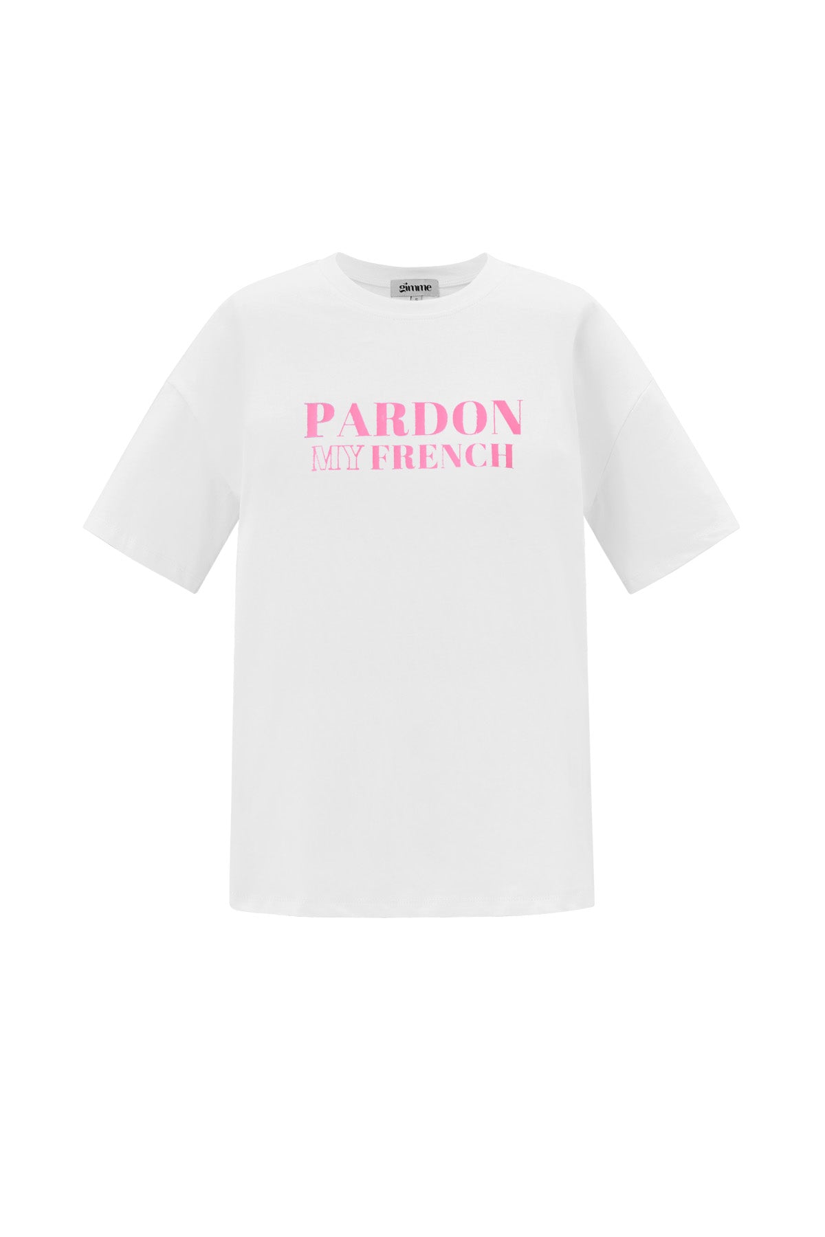 Letter Statement  Cotton T-Shirt Eloise Closet