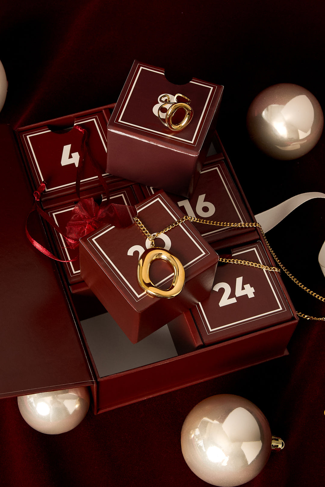 Christmas advent calendars Rectangle Simple Stainless Steel Christmas
