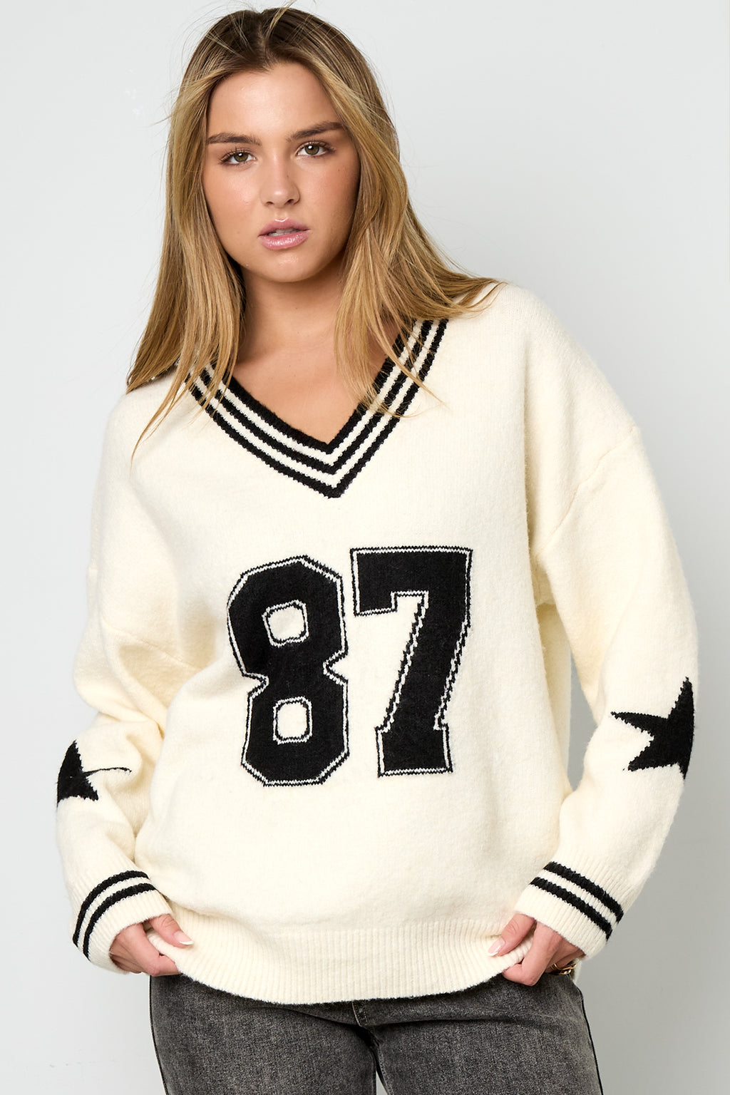 Eloise Closet "87" Sweater – Your New Varsity Favorite