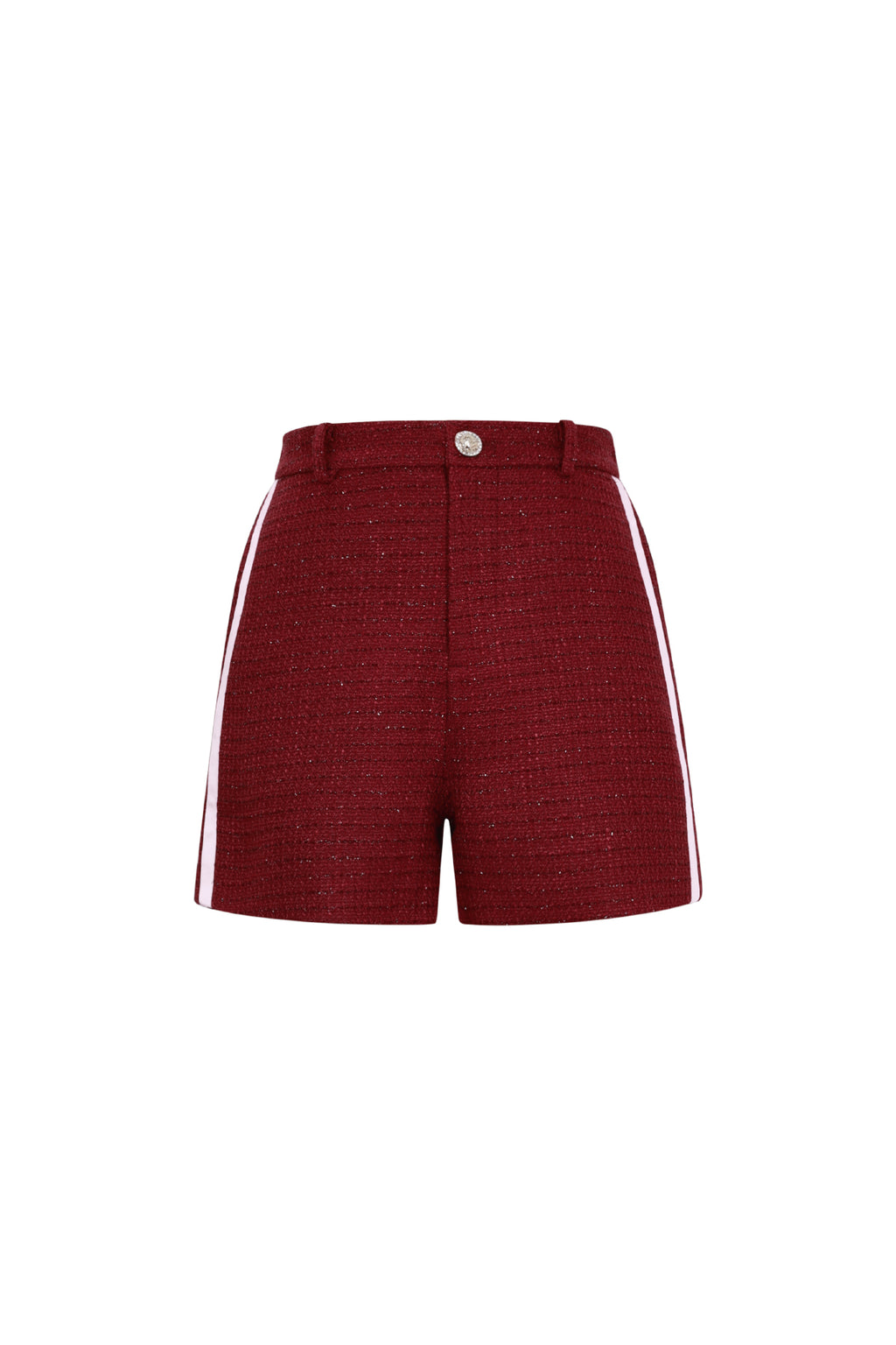 Woven Polyester Fiber Women's Shorts Elegant Plaid Fall/Winter